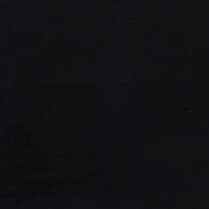 Indian 100% Cotton Canvas - Dyed Fabric for DIY Project - 58" Wide (2 Meter for As Per Your Use, Black)