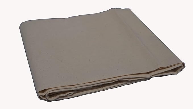 Parvathi Apparels, 100% Cotton, Unbleached, Greige Fabric Plain Weave, Fabric Width- 63" inches Pack of (1 Meter)