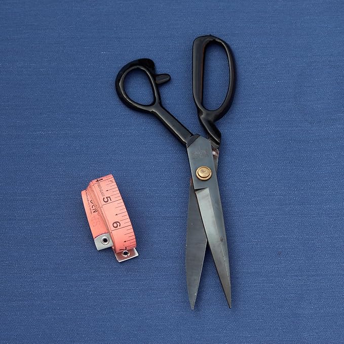 Unstitched 98% Cotton, 2% Lycra Stretchable Royal Blue Denim Material For Trouser, Jeans, Jackets, Men's/Women's - 60" Wide