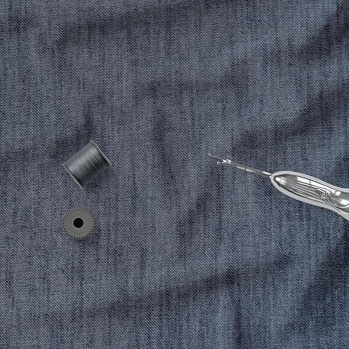 Unstitched Denim Cotton Shirt Fabric