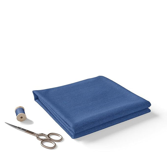 Unstitched 98% Cotton, 2% Lycra Stretchable Royal Blue Denim Material For Trouser, Jeans, Jackets, Men's/Women's - 60" Wide
