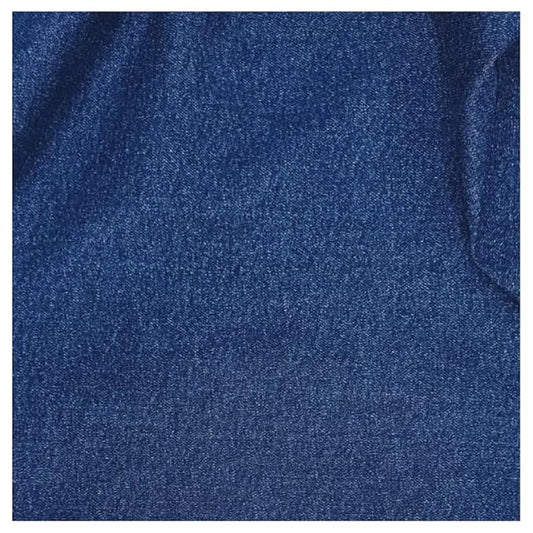 Rajat Traders Exclusives - Premium Denim Trousers Unstitched Fabric (Dark Blue Wash,1.30M,Free Size)