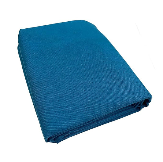 60" Wide Dyed Cotton Duck Canvas Fabric Cloth, 10 oz, True Blue Color