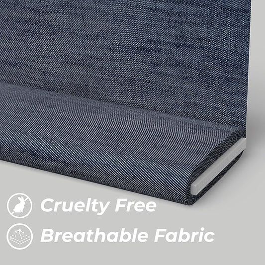 Unstitched Denim Cotton Shirt Fabric